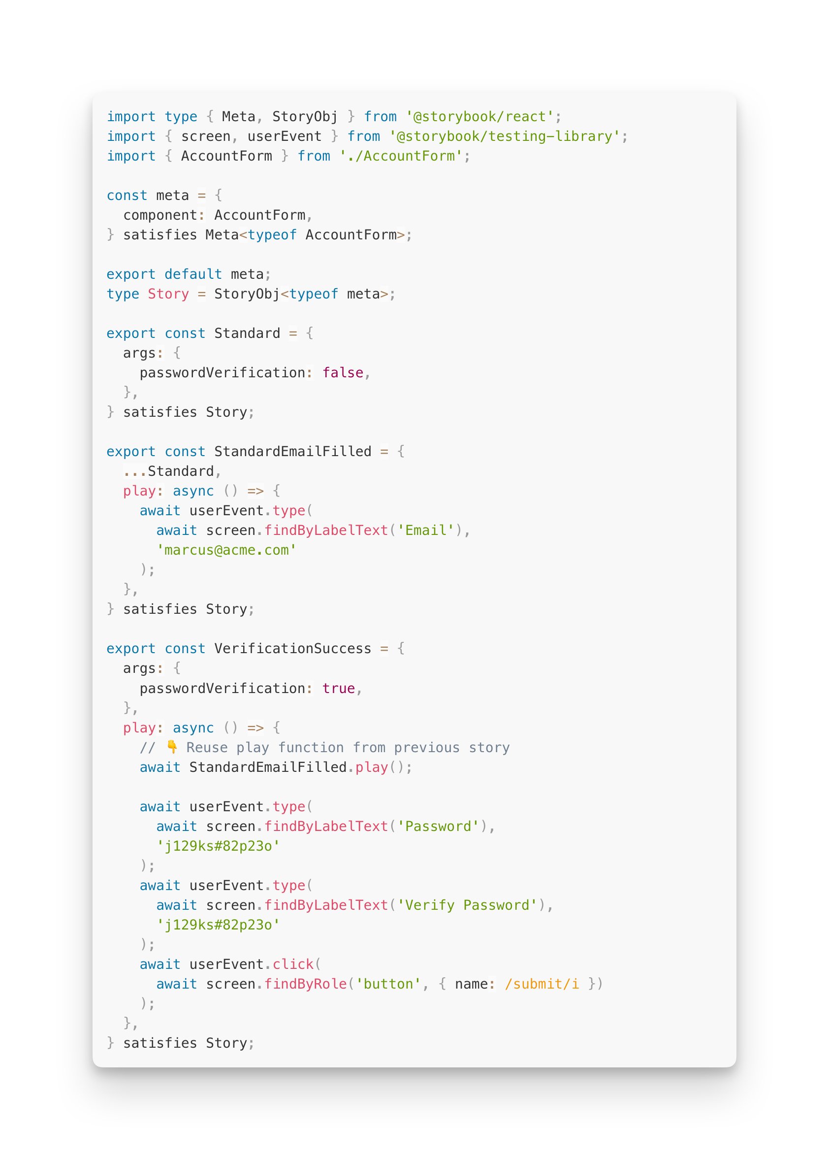 Storybook on Twitter "Storybook has long offered builtin TypeScript