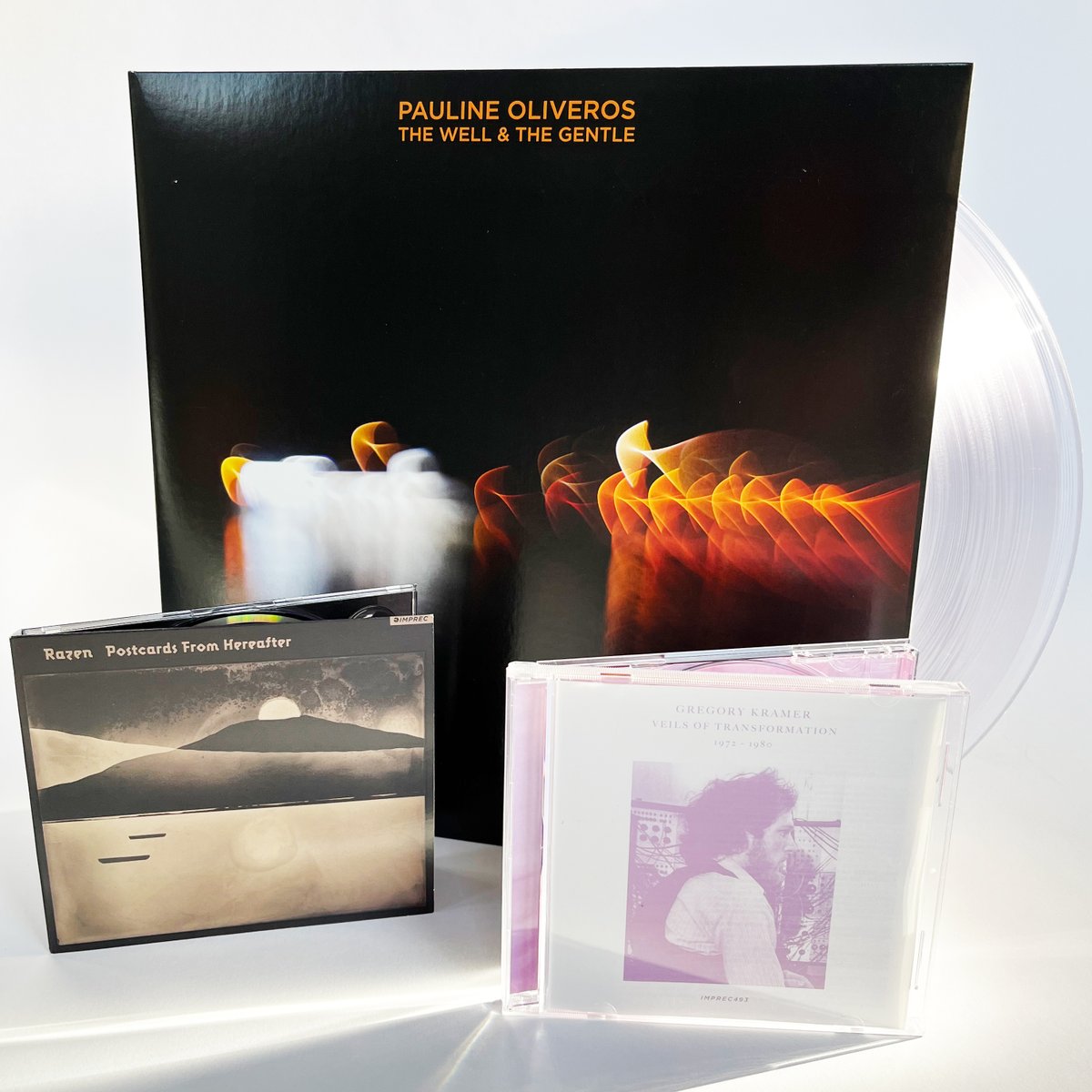 imprec's tweet photo. Pre-orders now available for a vinyl reissue of one of the major works of Pauline Oliveros: The Well &amp; The Gentle. 
@kaitlynaurelia hipped us to Gregory Kramer's work from the 70s/80s. Extensive liner notes detail his creative approach to tape and Buchla.
https://t.co/mzZNpZF3lP https://t.co/Kye4atQVIs