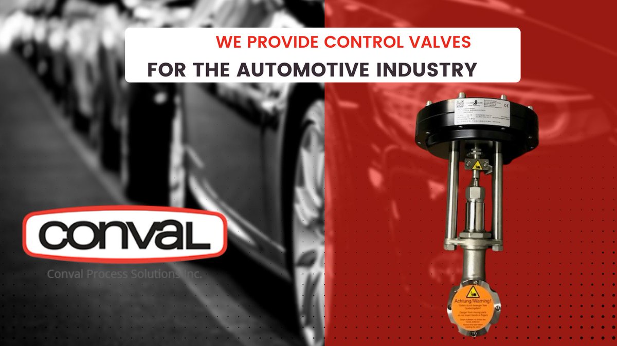 We service a variety of different markets, including the automotive industry. No matter your market, contact us to talk about your specific needs and we can create the perfect solution for you. bit.ly/3Ye3XDi

#automotiveindustry #valves #controlvalves #distributor