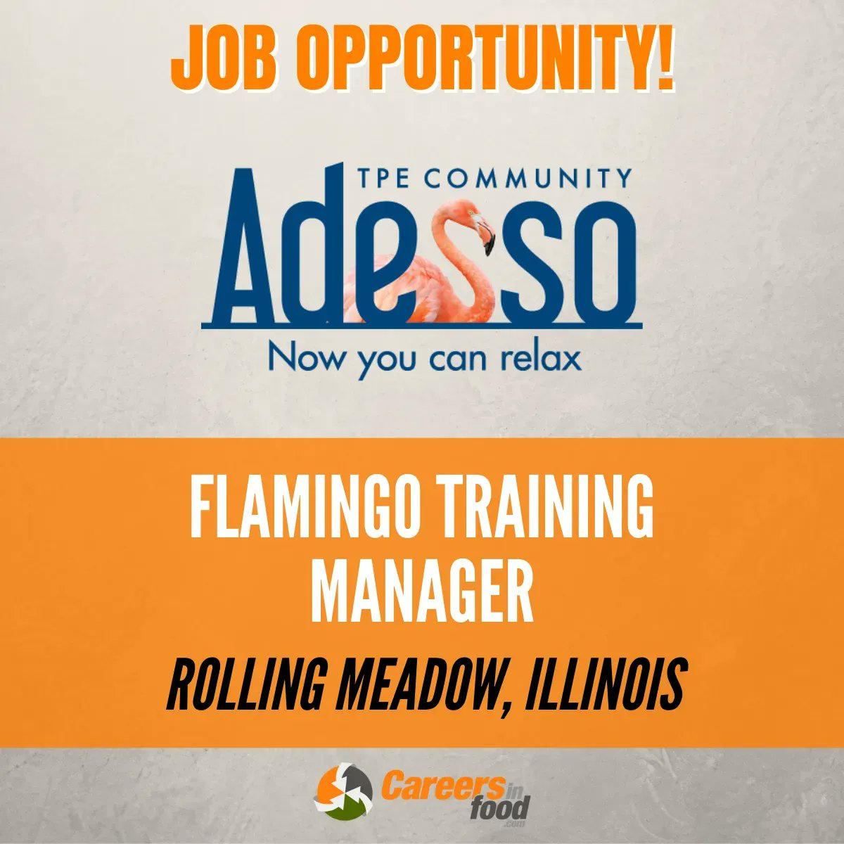 CareersInFood's tweet image. Attention all #JobSeekers!

@TPEffectiveness is now hiring a Flamingo #TrainingManager.

This manager will provide training and training program management for a TPM system across close to 50+ CPG manufacturers.

Join their team today:
careersinfood.com/flamingo-train…

#NewJob #JobSearch