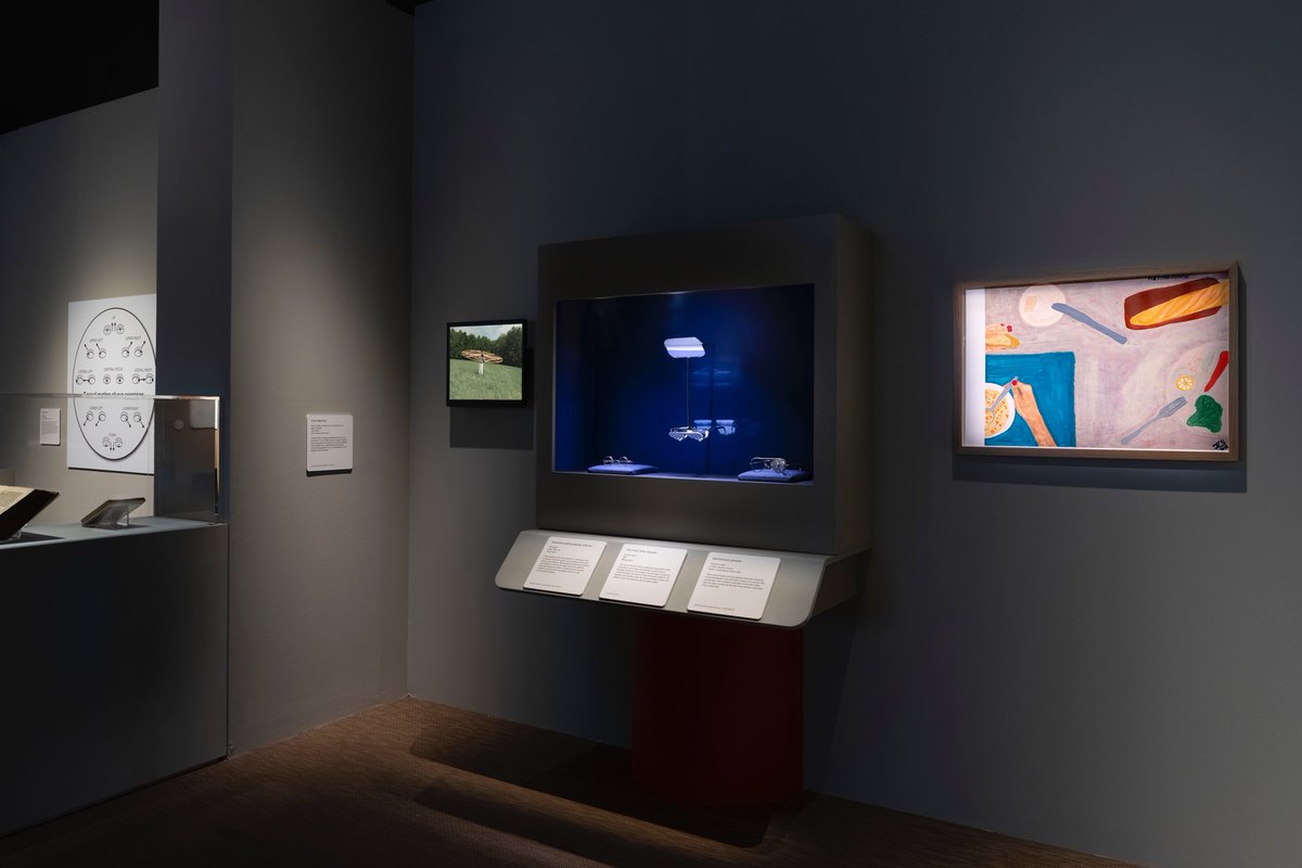 dominicwilcox's tweet photo. My 'One Foot Taller' periscope glasses are on show at the fascinating  'In Plain Sight' exhibition at the Wellcome Collection in London. The free exhibition is all about eyesight and its closes this Sunday. https://t.co/MZgvJXtenq @wellcometrust https://t.co/rSBsBsBQuC