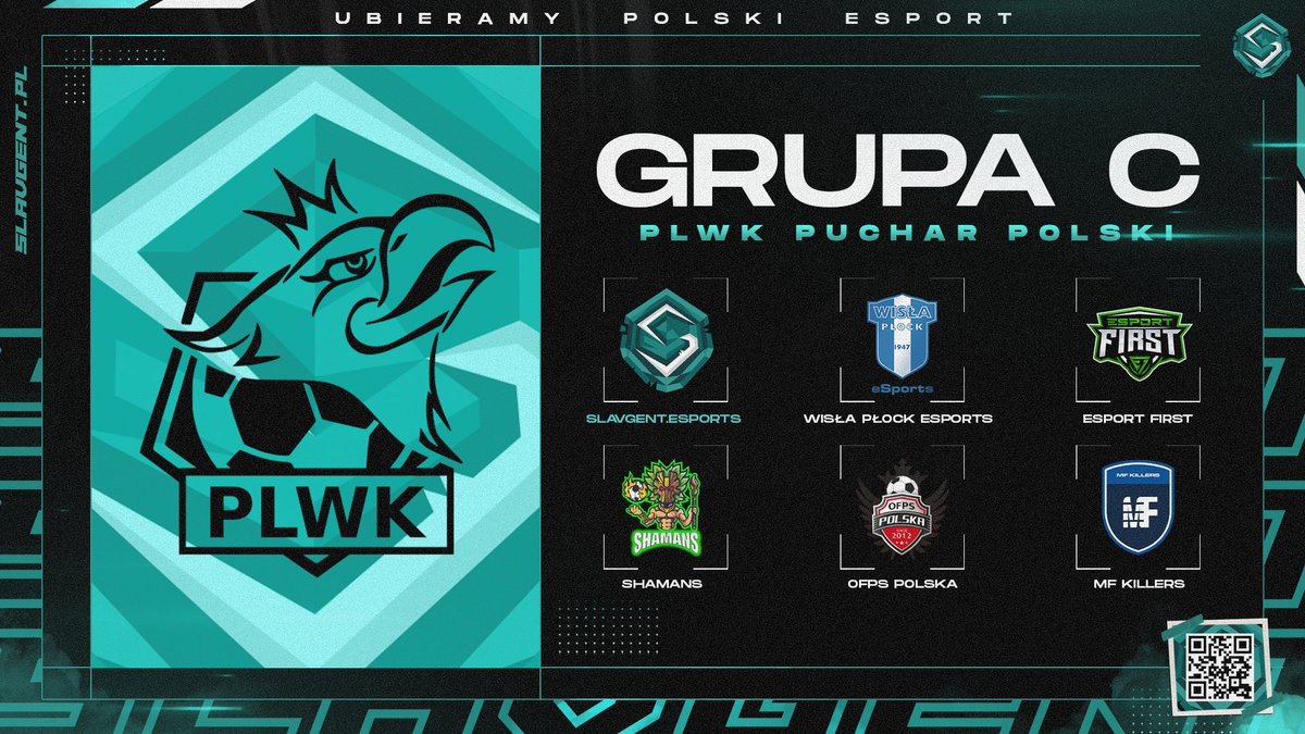 Wczorajsze losowanie grup PLWK Pucharu Polski dostarczyło sporo emocji. 💣 Jak na SLAVGENT przystało, nie mogliśmy mieć za łatwo. 🤪

Trafiliśmy do mocnej, nieprzewidywalnej grupy C, gdzie zmierzymy się m.in. z obecnym mistrzem kraju - ekipą <a href="/eWislaPlockSA/">Wisła Płock eSports</a>. 👊