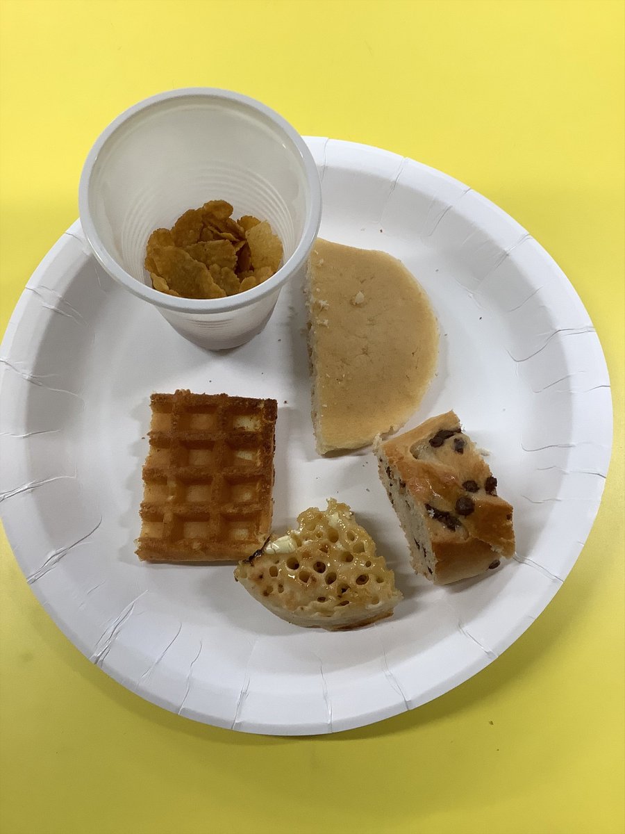 HurstKnollY2's tweet photo. We've had a lovely couple of experience days linked to our new writing topic 'This is How we Do it'. We have had a big breakfast together- sampling popular breakfast items where we live and made plates with our go to breakfasts and lunches! https://t.co/Vi6ji988Y4