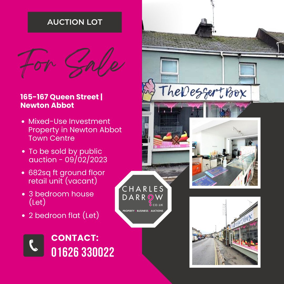 ⭐️Thursday 9th February | Tomorrow! ⭐️

Is our next auction!

#auction #auctionlot #commercialproperty
