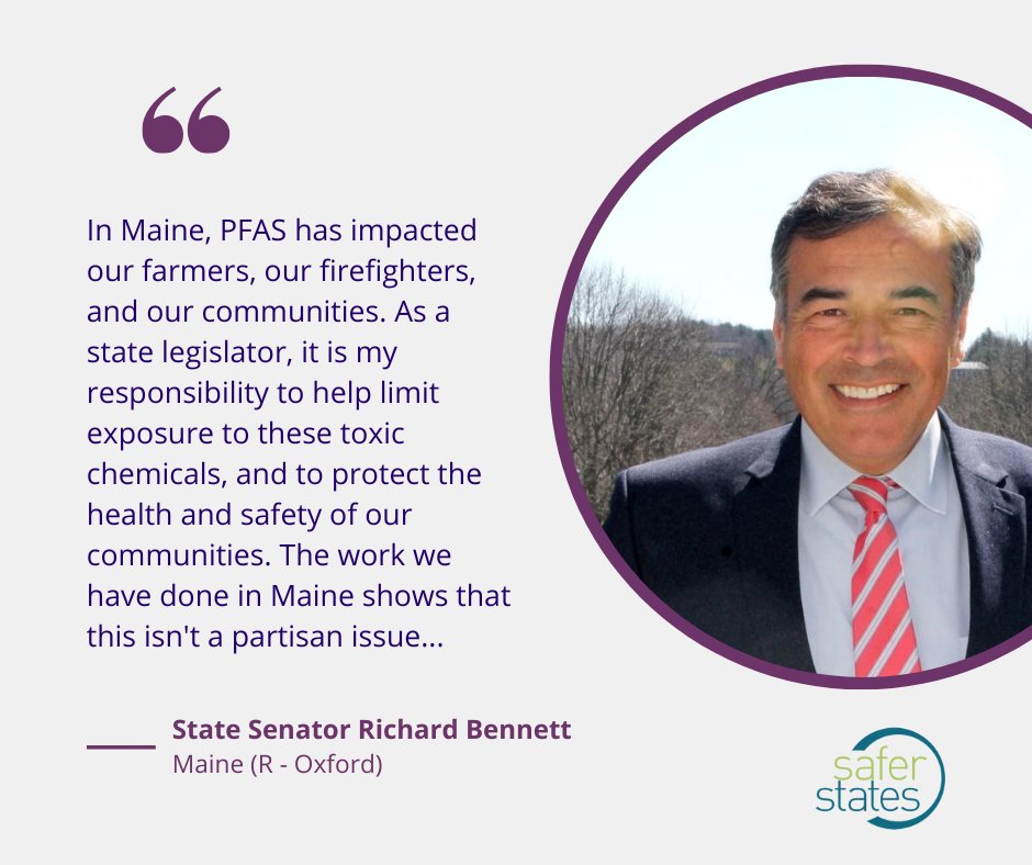 saferstates's tweet photo. Toxic #PFAS chemicals affect everyone. State legislators on both sides of the aisle are coming together to adopt #SaferSolutions that move us toward safer materials and chemicals. 🙌
Read more here: https://t.co/foWOGFab33 https://t.co/VOV5Viu8lM