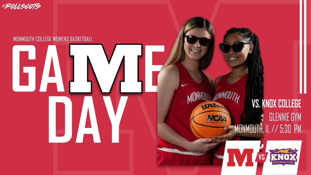 MCFightingScots's tweet photo. The final home game GameDay of the season for @ScotsWHoops as Knox comes to town for a MWC matchup. #RollScots

📍Monmouth
🏟️ Glennie Gym
🆚 Knox
⏰ 5:30 pm
📺 https://t.co/w6qdtTTe0q 📊 https://t.co/yvOEUoWJrX
📻 @PRSportsNetwork - https://t.co/2aE4fwo7Ui
🗞️ @MonmouthGameday https://t.co/UYHFAiVDqv