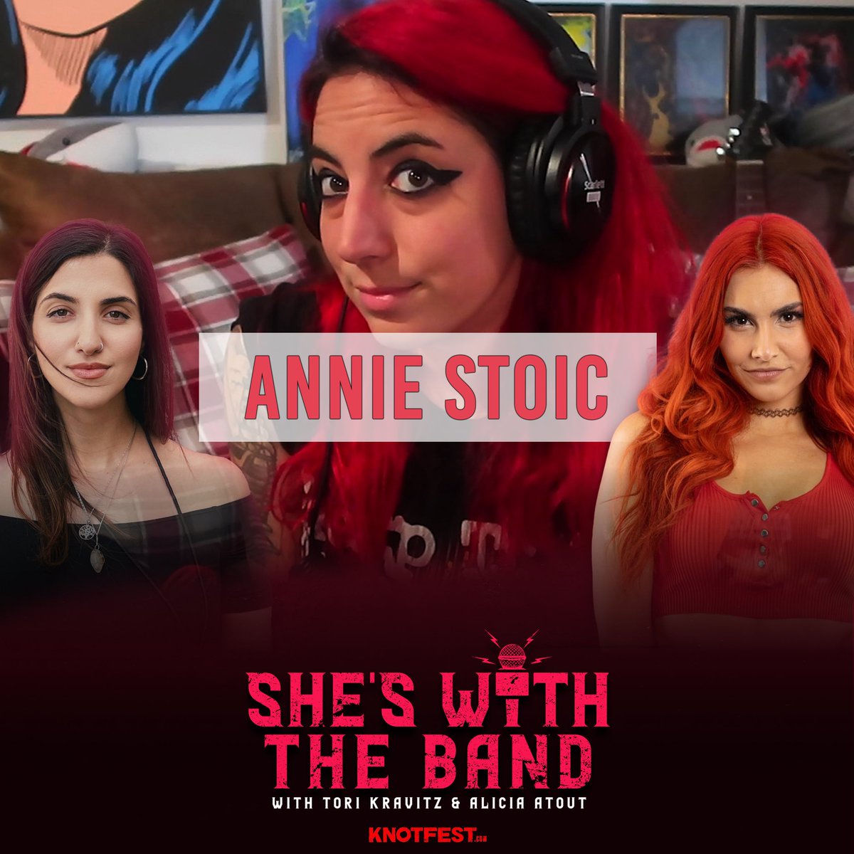 She’s With The Band (@swtbpod) on Twitter photo An all new episode is live! ▶️ This week <a href="/AnnieStoic/">Annie Stoic</a>, touring crew for <a href="/joanjett/">Joan Jett & the Blackhearts</a>, joins us to talk about hitting the road with great bands like <a href="/foofighters/">Foo Fighters</a>, <a href="/MotleyCrue/">Mötley Crüe</a>, <a href="/TheWho/">The Who</a>, and others! Stream now at <a href="/KNOTFEST/">KNOTFEST</a>. 🤘🏼🖤
🎦: youtu.be/SVwIeqo_ST8
🎙️: open.spotify.com/episode/7J7bRM… An all new episode is live! ▶️ This week <a href="/AnnieStoic/">Annie Stoic</a>, touring crew for <a href="/joanjett/">Joan Jett & the Blackhearts</a>, joins us to talk about hitting the road with great bands like <a href="/foofighters/">Foo Fighters</a>, <a href="/MotleyCrue/">Mötley Crüe</a>, <a href="/TheWho/">The Who</a>, and others! Stream now at <a href="/KNOTFEST/">KNOTFEST</a>. 🤘🏼🖤
🎦: youtu.be/SVwIeqo_ST8
🎙️: open.spotify.com/episode/7J7bRM…