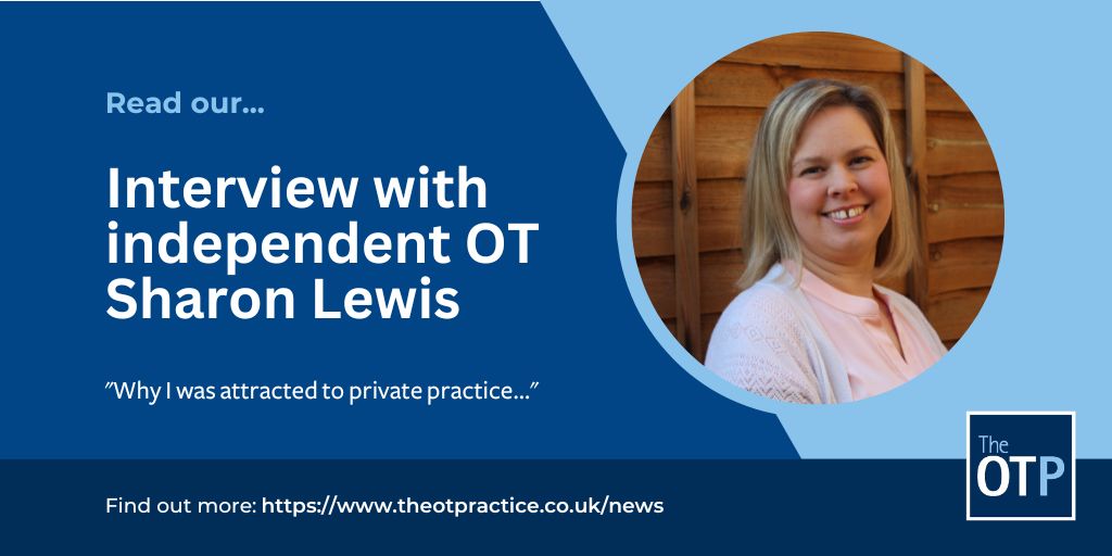 Sharon Lewis, a paediatric OT with over 15 years of experience, has worked as a TOTP associate for the last 3 years, so is an expert private practitioner. Read her thoughts on what it is like to transition into the private sector as a busy mum: theotpractice.co.uk/news/intereste…