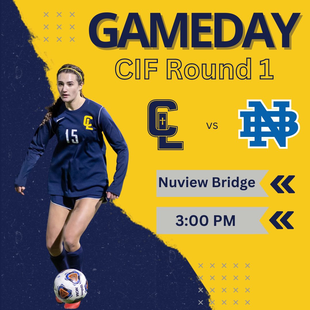 Girls Soccer is on the road today at Nuview Bridge. The girls look to keep the momentum going from their convincing Wildcard victory!

John 13:34-35 #SaintsStrong