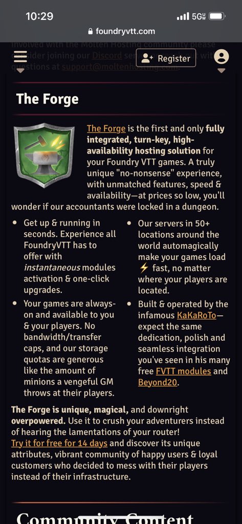 Who uses The Forge and what tier do you suggest. #Piazo #foundryvtt