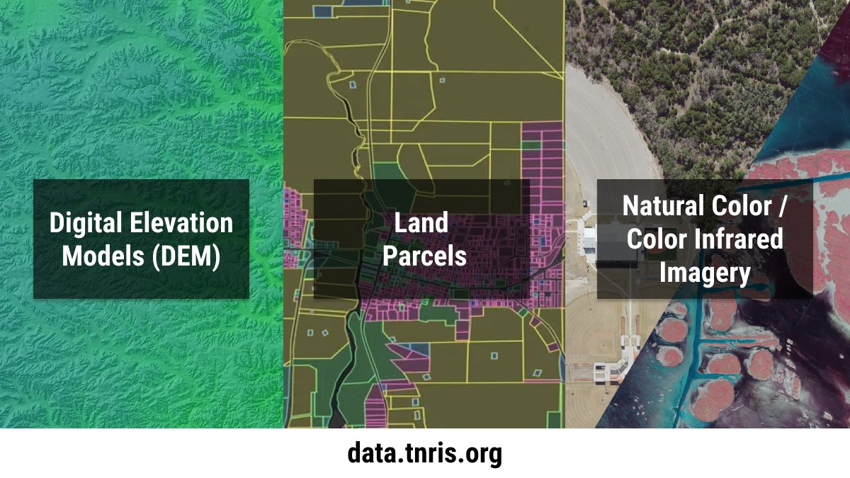 GeographicTexas's tweet photo. One-stop data shop!
In January, the public downloaded 45,339 data resources from https://t.co/1aBf376d3o. Top 3 @TNRIS data downloads: Digital Elevation Models=11,804; Land Parcels=6,554; Natural Color Color Infrared Imagery=4,677.
#gis #dataviz #stratmap #gisdata #GISNews https://t.co/UojHabGrXV