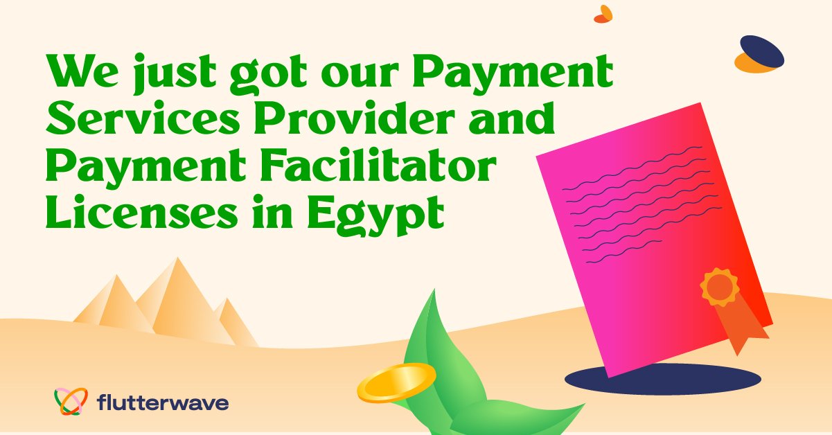 Flutterwave on Twitter "We're thrilled to announce that we have recently received the Payment