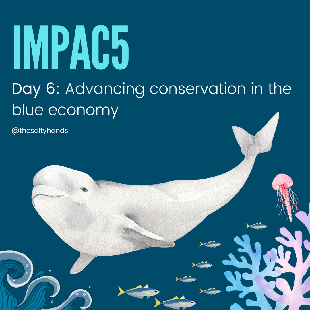 Are you attending @IMPAC5 in Vancouver, Canada? We’re at Day 6 of fascinating discussions about the future of ocean conservation around the world. 🐳🐬🐠 

#BlueEconomy #ocean #conservation #nature #blue #oceaneconomy #30x30