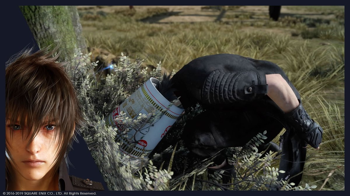 SethabeeHere's tweet photo. He got his head stuck in trash again https://t.co/rY2LuH4Mut