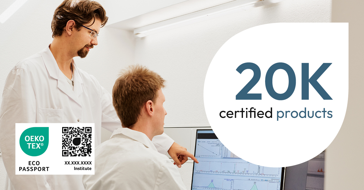 OEKO-TEX® on X: OEKO-TEX has just recently reached a huge milestone,  surpassing 20,000 OEKO-TEX ECO PASSPORT certified products. If you are  interested in learning more about the certification process and how it