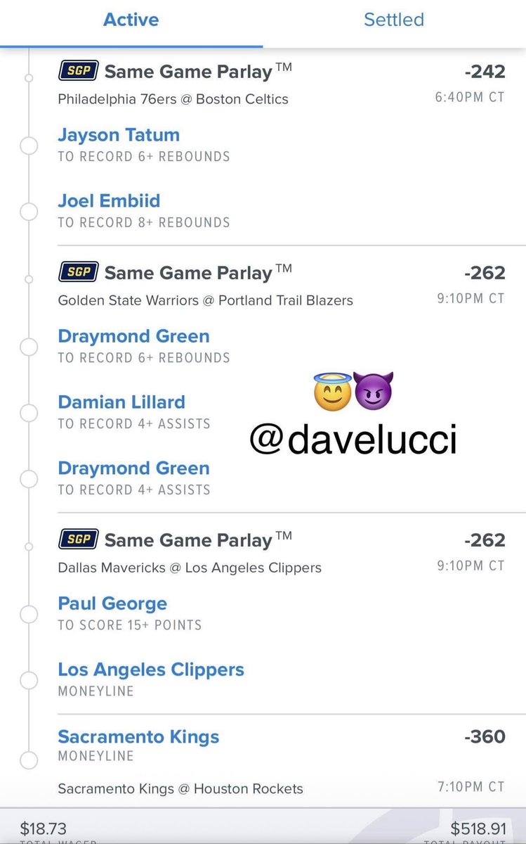 davelucci615's tweet photo. Feel like blessings others today! Iโve been successfully professional sports gambling over 2years ๐คซ ๐#fanduel #gambling #sportspick @FDSportsbook @br_betting @MrOverUnder @Justlove_drea @the_bmatt #25leg take from it do what you do๐ช๐พ๐๐๐ #betsmallwinbig https://t.co/6qyf8aI4xs