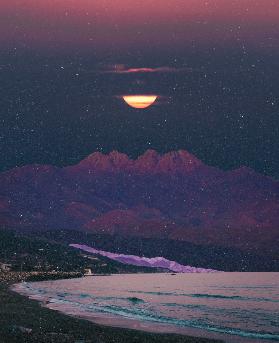 POSTWOOK's tweet photo. Coastal Postcard, 2023 💜 gm https://t.co/AGWwLrZtQz