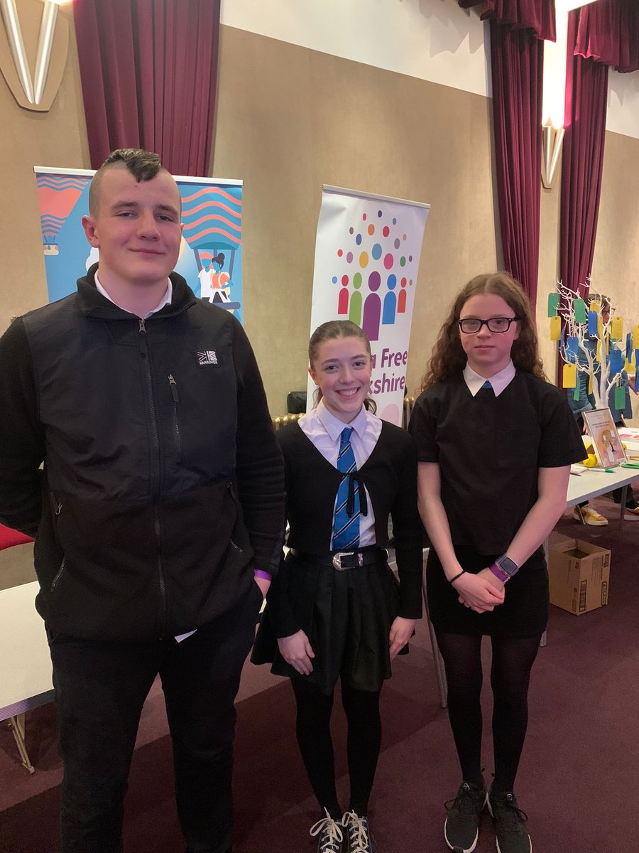 caldersideac's tweet photo. Some of our Youth Attachment Ambassadors represented Calderside Academy at the #SLletsconnect conference today ๐๐ป
#itsSLC #attachmentinformedSLC #ChildrensMentalHealthWeek https://t.co/fHIunzeg57