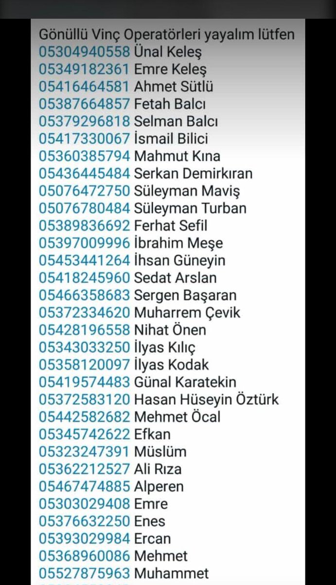 ❗❗❗GÖNÜLLÜ VİNÇ OPERATÖRLERİ ❗❗❗