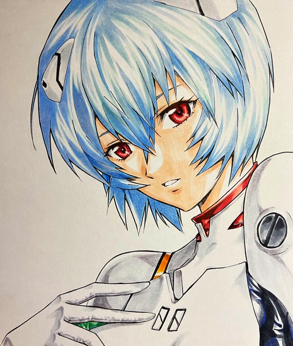 版権では沢山描いた綾波さん 