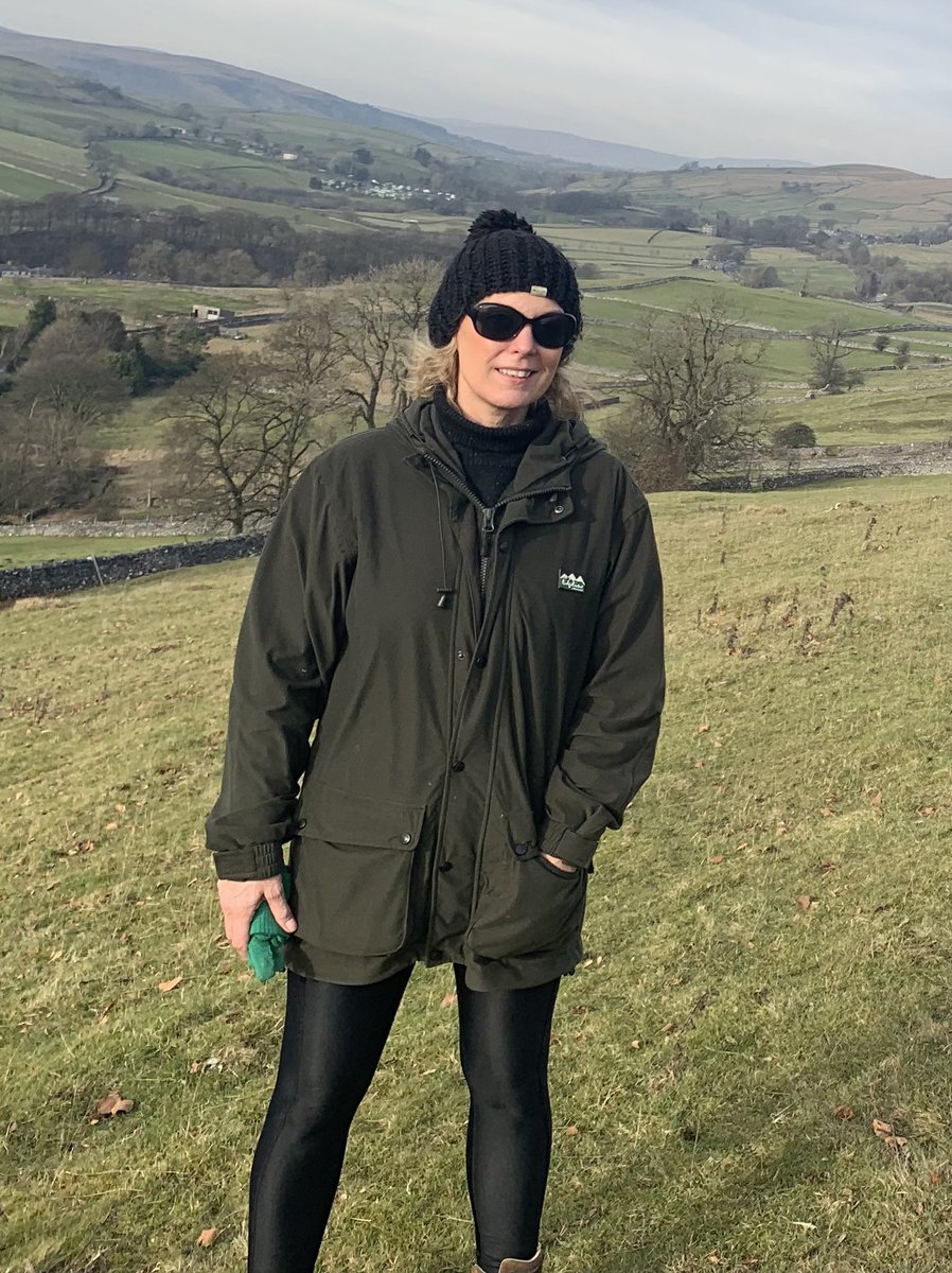 Happy and thankful to be spending my birthday up a big hill in the Yorkshire Dales with my amazing husband. #grateful #myhappyplace #itsthesimplethings