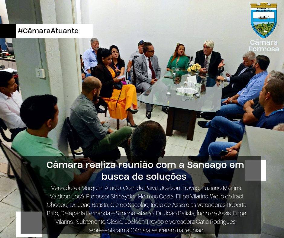 camarafsa's tweet photo. #formosa #formosagoias #formosago #camara #camaraformosa #vereador #vereadora #parlamento #trabalho #legislativo #aovivo #transmissao https://t.co/mEmLnYC3oT