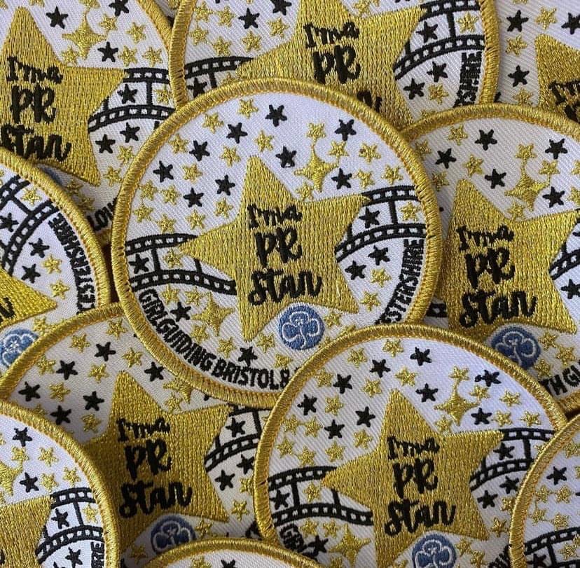 GirlguidingBSG's tweet photo. ⭐Don’t forget about our “I’m a PR Star” badge. ⭐ Each month, the County MarComms Team will choose their favourite photos or video sent in by you and send the owner #exclusive badge.
Send your pictures to marcomms@girlguidingbsg.org.uk today!
#GirlguidingBSG #PRStar #NewBadge https://t.co/MvKKp6nm47