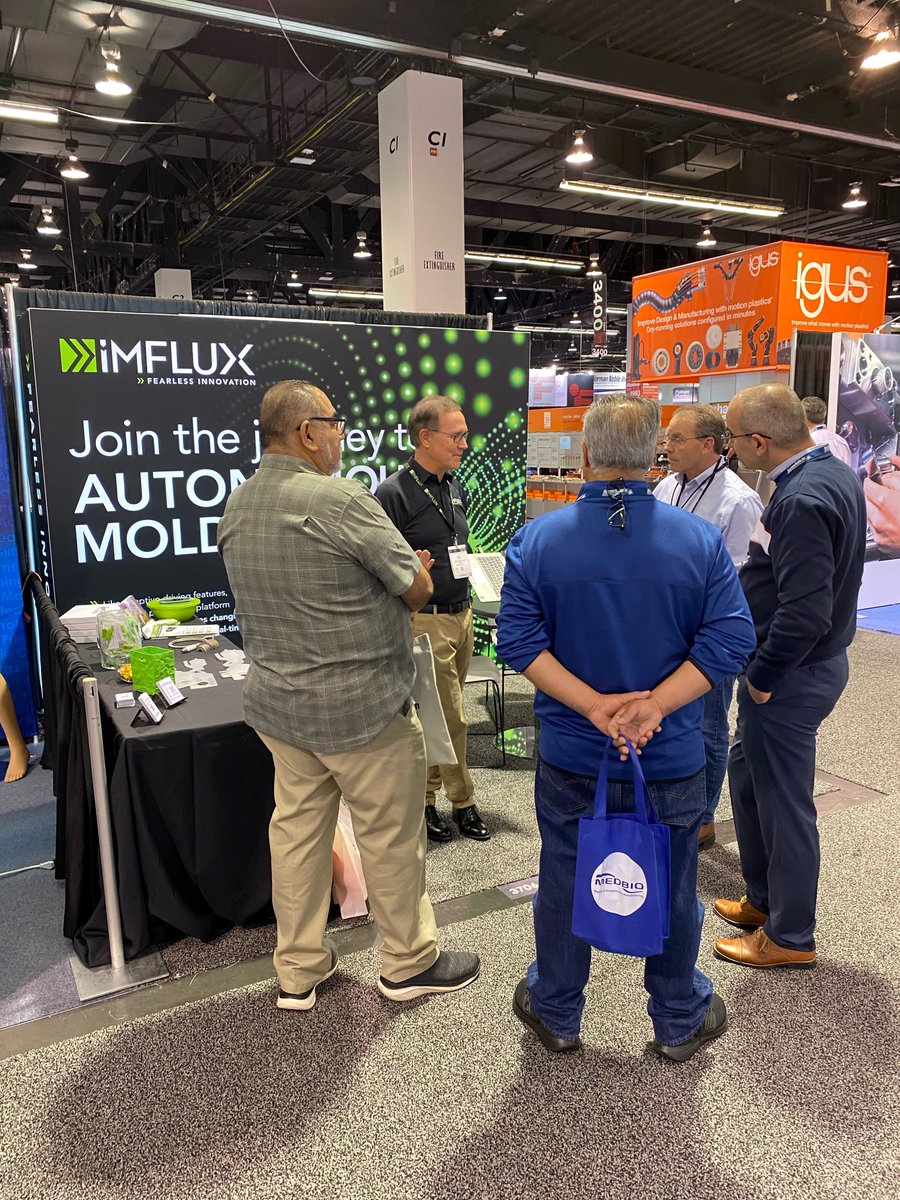 iMFLUXinc's tweet image. What a great show it&apos;s been so far. The only thing that could make Plastec West 2023 any better, is seeing YOU. We just love talking iMFLUX with our partners, customers and friends new and old! (Booth #3706)
#fearlessinnovation #imflux #plastecwest