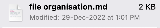 TIL this is what the macOS text and markdown file icons look like up close 🥹