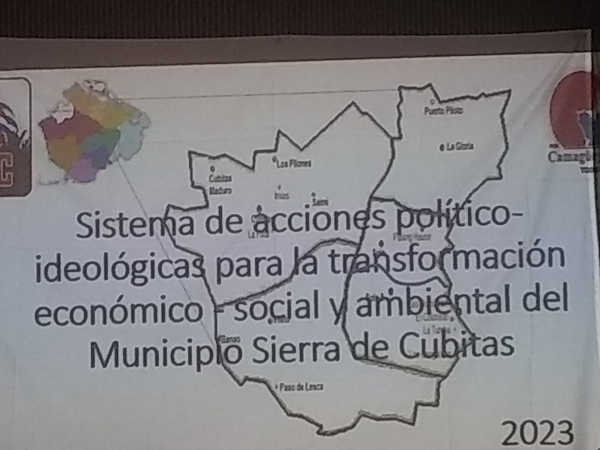 Presenta hoy Sierra de Cubitas   Estrategia de desarrollo local "Es momento de ser realistas y concentrar todos los esfuerzos en su cumplimiento, el bloqueo no es justificación" sostiene Federico Hernández Hernández Primer Secretario del Comité Provincial del Partido en Camagüey.