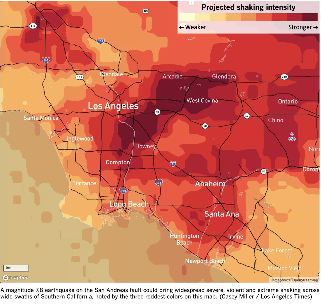 How much bad would a magnitude 7.8 earthquake be for Southern California? It would send devastating shaking across such a broad swath of the region like no other seen since before the Civil War latimes.com/california/sto…