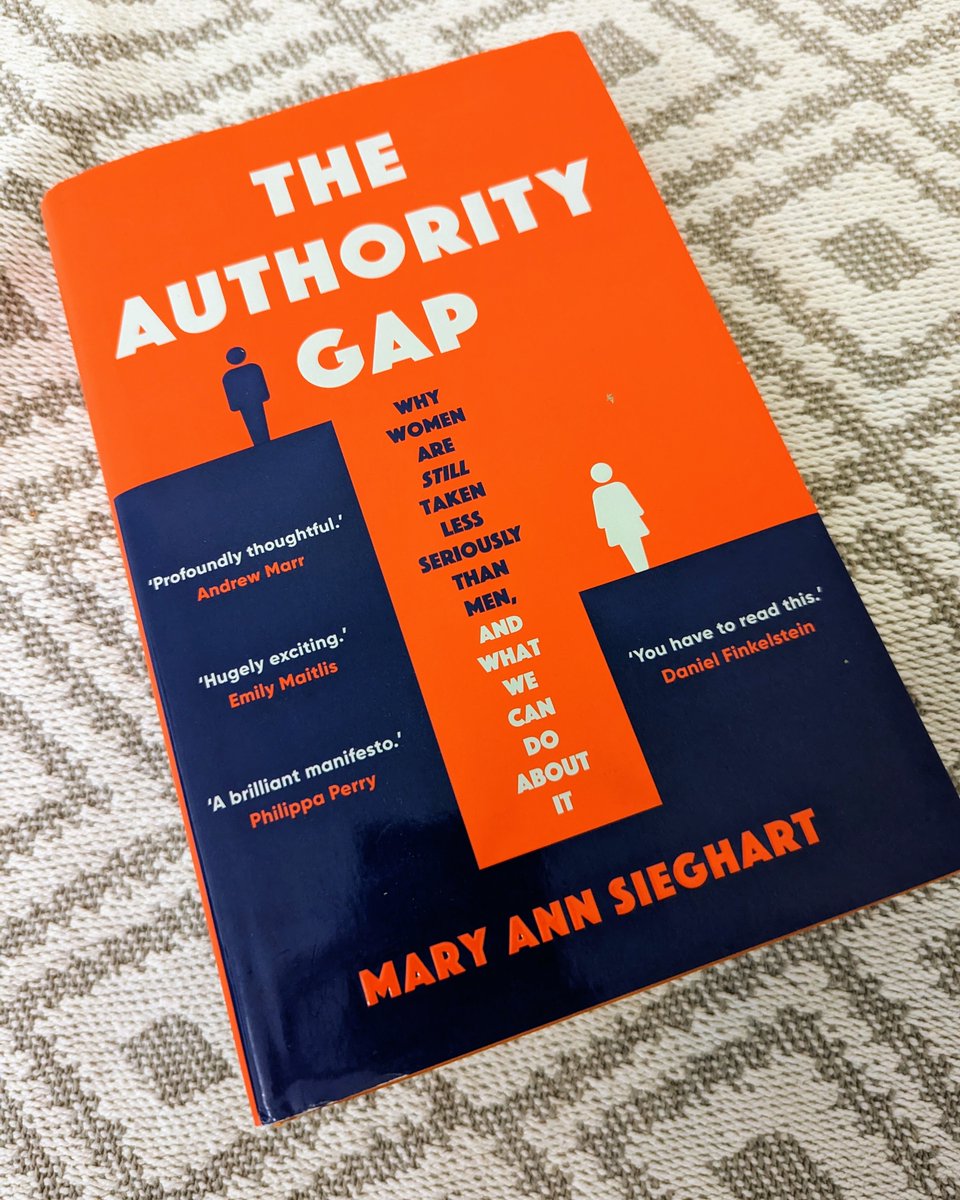 Team #bookrecommendations: The Authority Gap by <a href="/MASieghart/">Mary Ann Sieghart</a>

“This one is excellent, it discusses various aspects of the gender gap in a very well-researched way and deals with other aspects of intersectionality. I think it should be required reading for just about everybody!"
