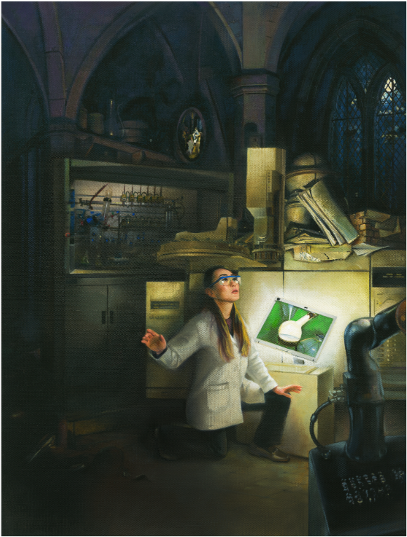 You might have noticed the  AI &amp; Automation special we published this week, with lots of great articles - from @philipcball and <a href="/SuperScienceGrl/">⌬Nessa Carson</a> et al - but have you noticed the artwork?
chemistryworld.com/collections/ai…