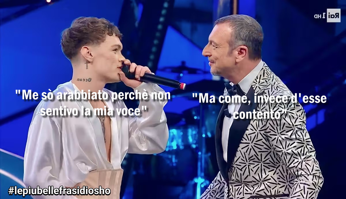 #Blanco #Amadeus #Sanremo2023
