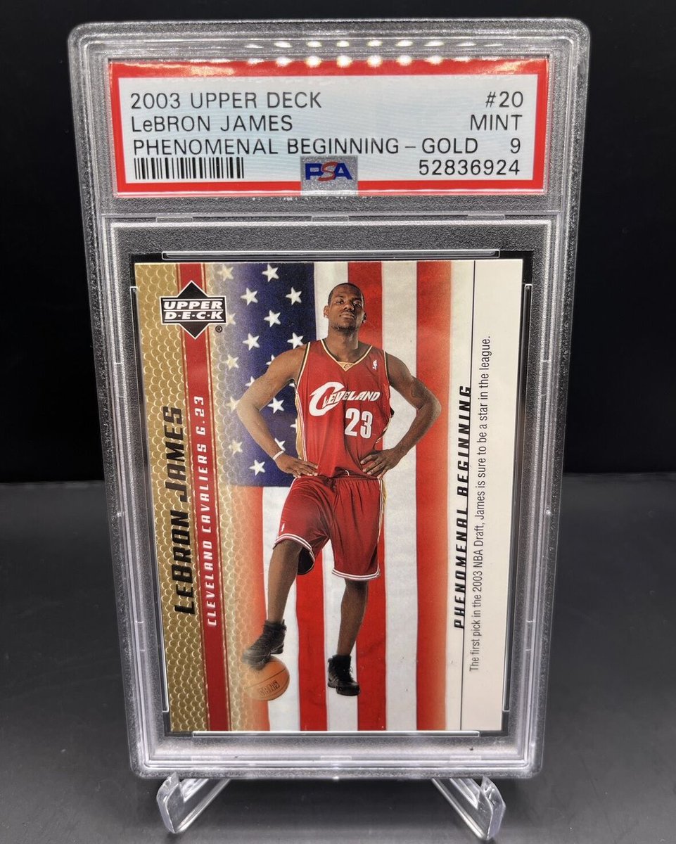 gurucollects's tweet photo. 🏆🏀 FREE LEBRON ROOKIE 🏀🏆

To celebrate the scoring record, I’m giving away a LeBron James rookie card…

TO ENTER:
Just like this tweet and follow me!

That’s all…good luck! 🍀 https://t.co/m9KRt8E1j8