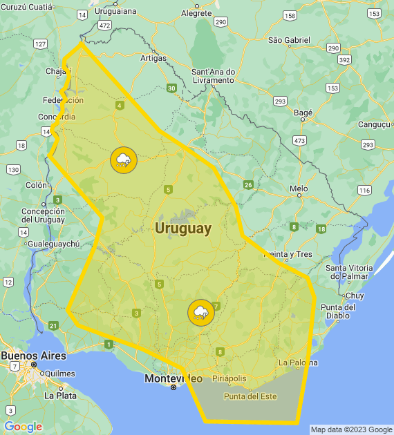 Inumet_'s tweet photo. Alerta amarilla por Tormentas fuertes
Se actualizará a las 15:30 o ante cambios significativos

Más info: https://t.co/zY2u8OFmLu https://t.co/mFFZw6lgSL