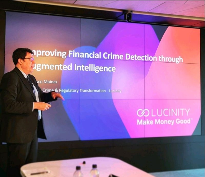 Lucinity speaks at a Financial Crime Breakfast Briefing this morning on how to improve #fincrime detection through #augmentedintelligence 

Key themes around leveraging #advancedanalytics and #artificialintelligence to streamline and optimize AML processes
