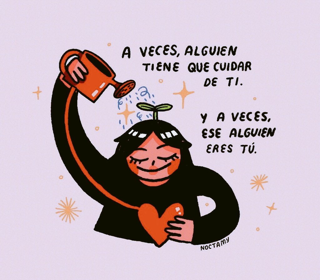 Llevo días diciéndome : "tienes q twittear...tienes q hacerlo, tienes...tienes..y NO, no "tengo"q hacerlo,para q pase tengo q tener d todo menos presión, se q aquí se me entiende/respeta esto. Gracias.
Amor para tod@s
#Autocuidado #SaludMental #TúEresInportante #DoloresSonAmores
