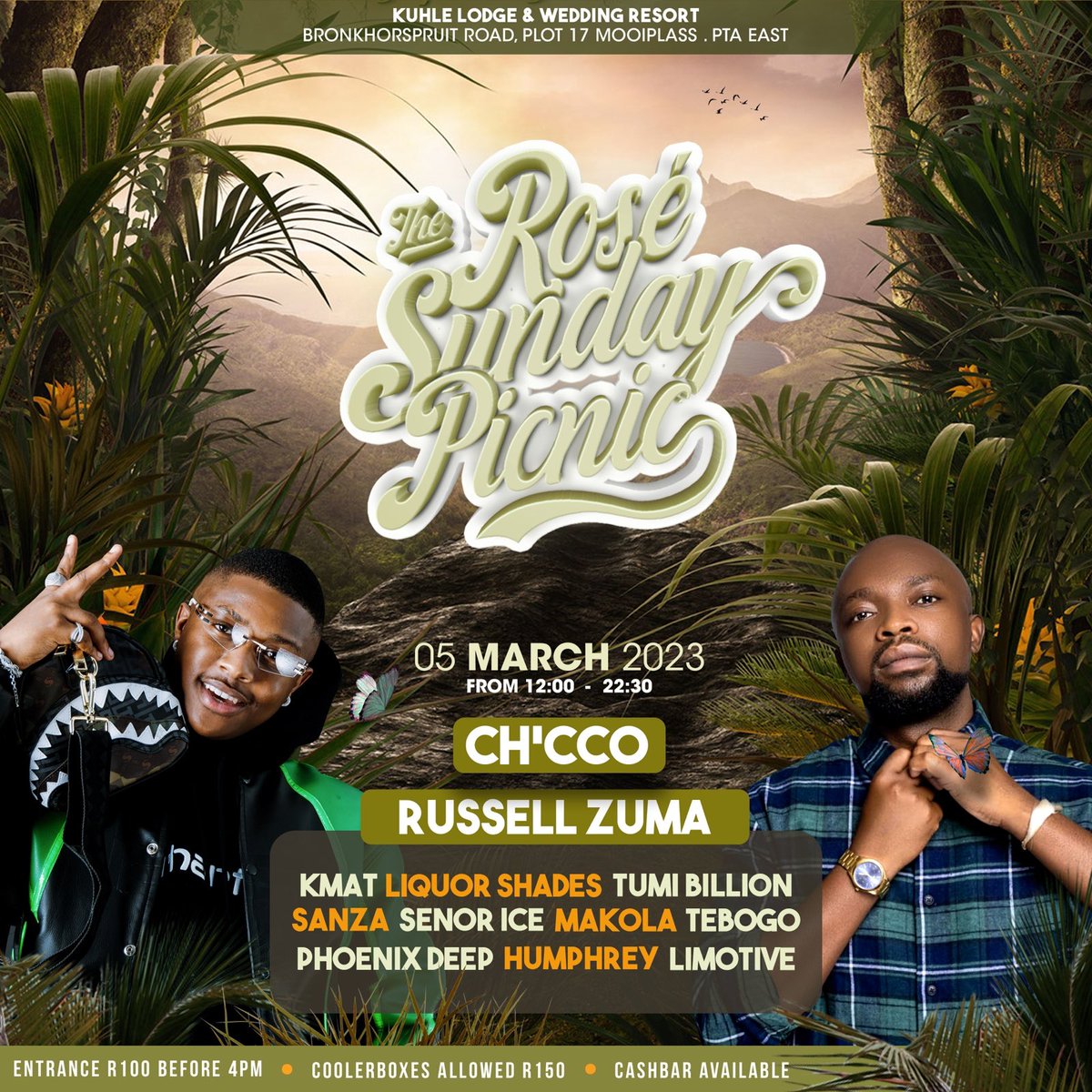 UltraliteStudio's tweet photo. The Rosé Sunday Picnic 
Official look &amp; feel event marketing flyer

— Designed/ Creative direction by: @UltraliteStudio https://t.co/tQGGgZLpK2
