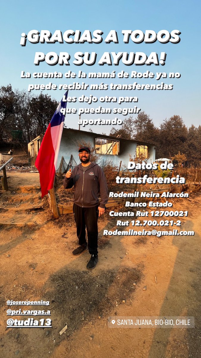 ¡Gracias a todos!
Sigamos ayudando a Rode y su familia
<a href="/tudia_13/">#TuDia13</a>