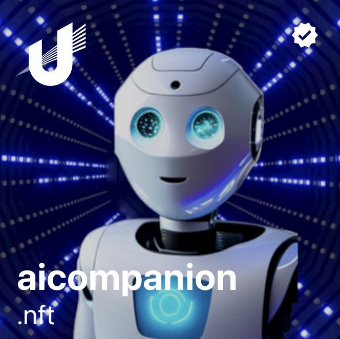 AiCompanion.nft🤖
Domain Name for Sale @opensea opensea.io/assets/matic/0… #AI #AIcommunity #NFT #NFTCommunity #UnstoppableDomains #DigitalID #DigitalWallet #CryptoWallet #ETH #web3domains