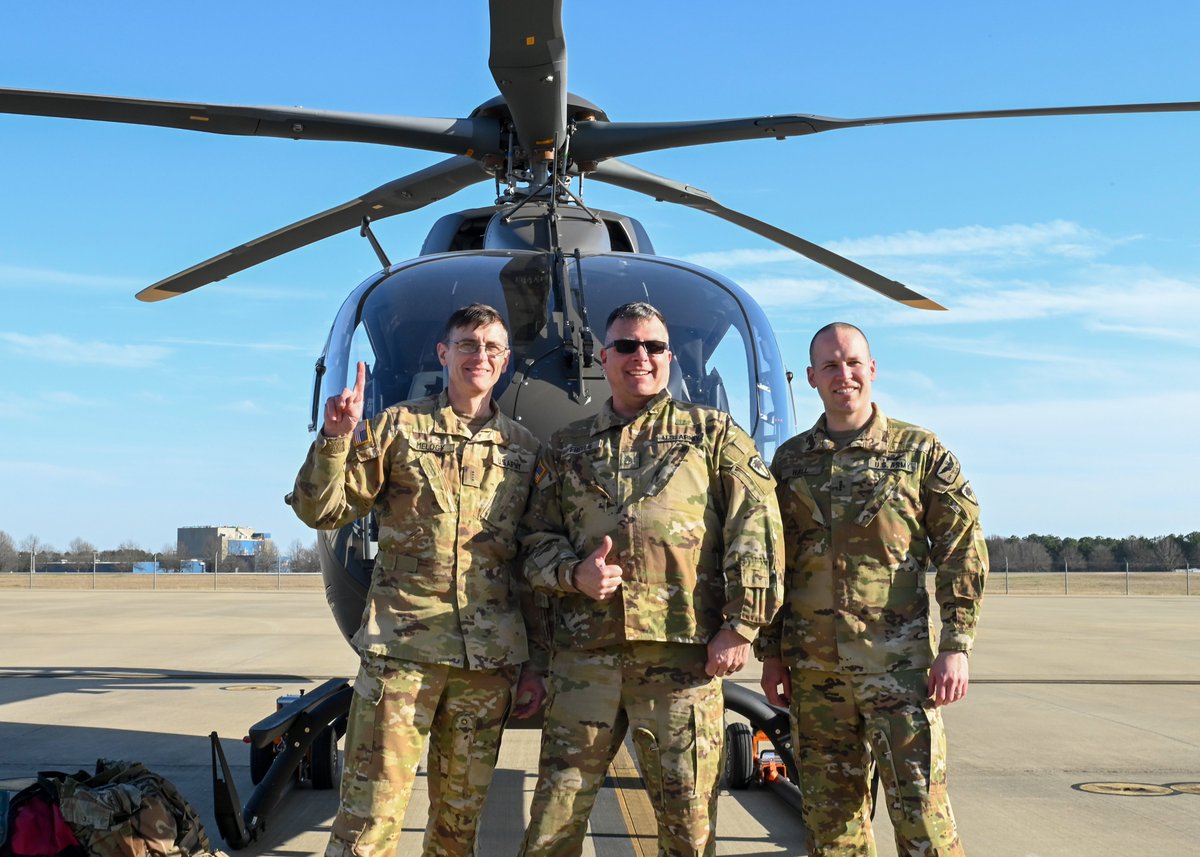 U.S. Army National Guard Soldiers with the 2-151st Security and Support Aviation Battalion, South Carolina National Guard, received the new UH-72 Bravo. @SCNationalGuard @USNationalGuard