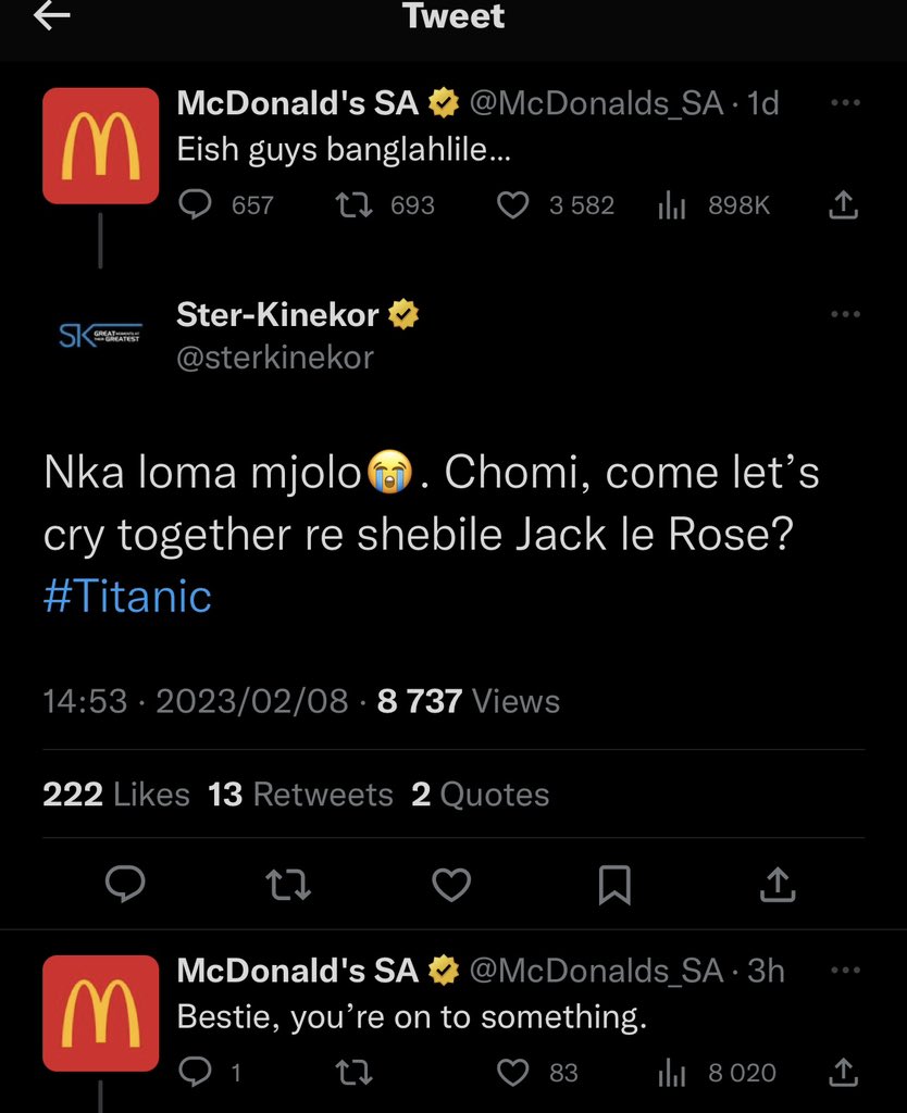 Carolinerathabe's tweet photo. This just made my day🤣🤣❤️ https://t.co/9PAZRufvDz