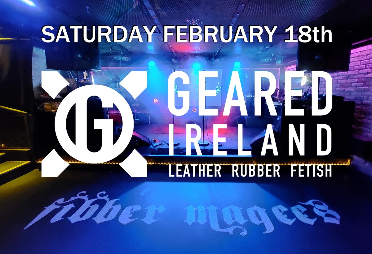 Only 10 days to the first Geared event of 2023. Doors open at 9pm. Tickets available from Eventbrite or bring €10 cash.
eventbrite.ie/e/473536278757