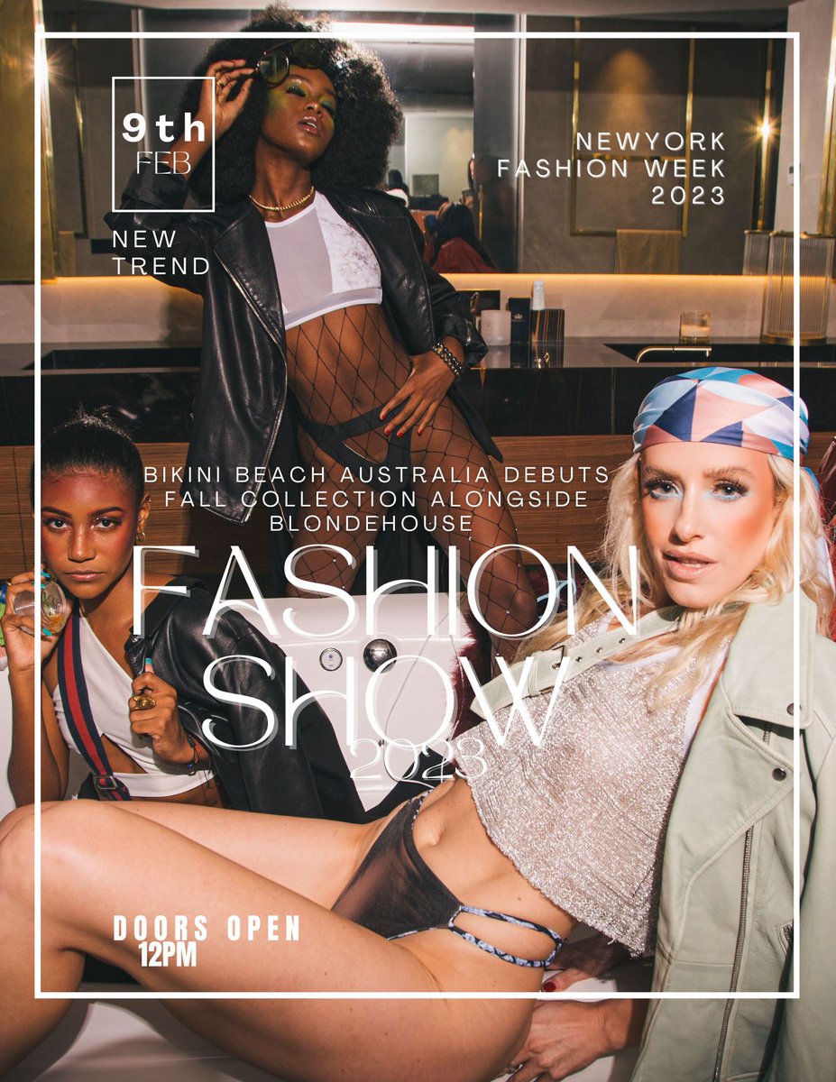 Catch #bba in #nyfw  with the amazing Blonde House February 9th!