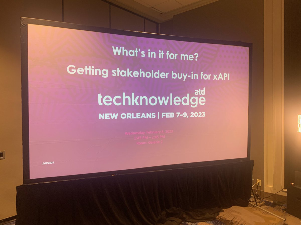 RISC_Inc's tweet image. In 5 minutes in Galerie 2!  @DuncanWIV #ATDTK #xAPI