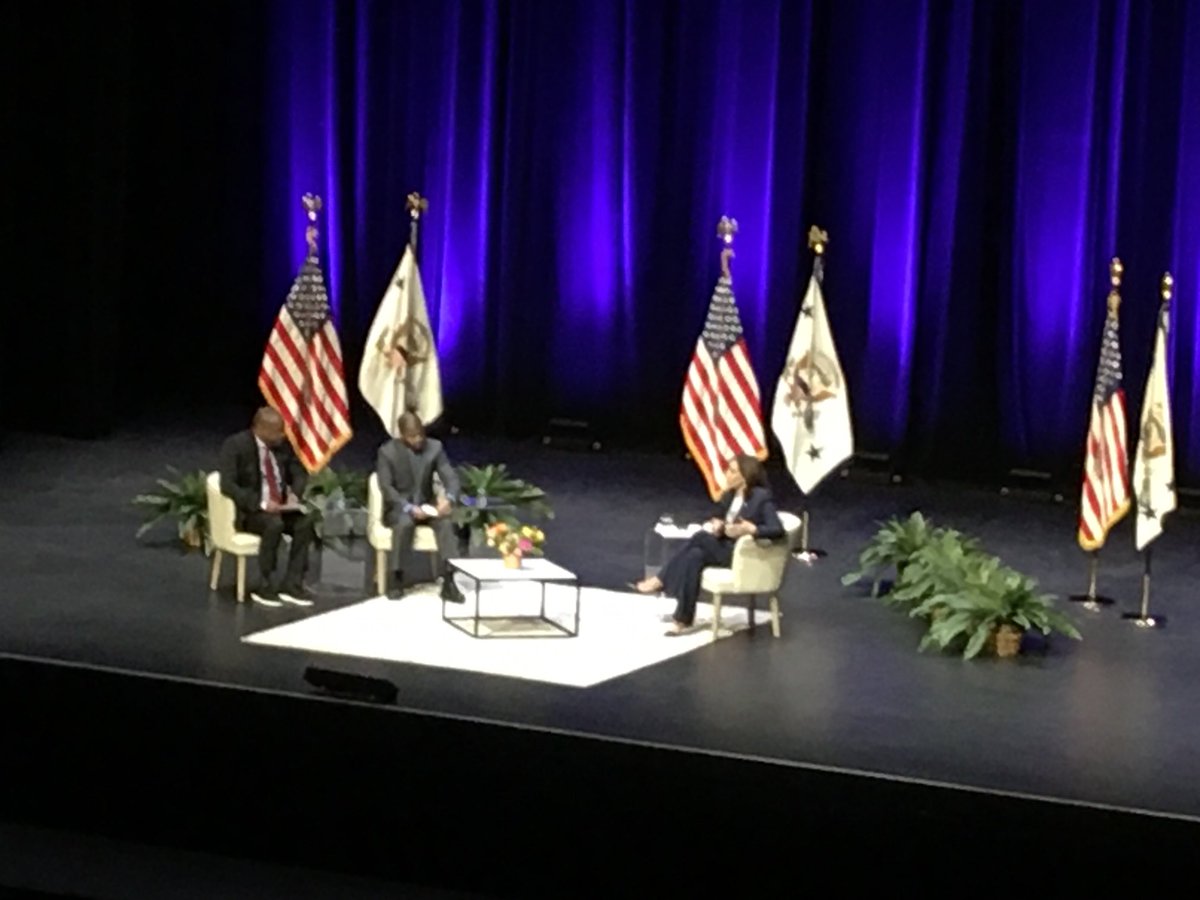 Great conversation with ⁦@VP⁩ & ⁦@DrShepherd2013⁩ on #climate #cleanwater #electricschoolbuses #environmentaljustice!