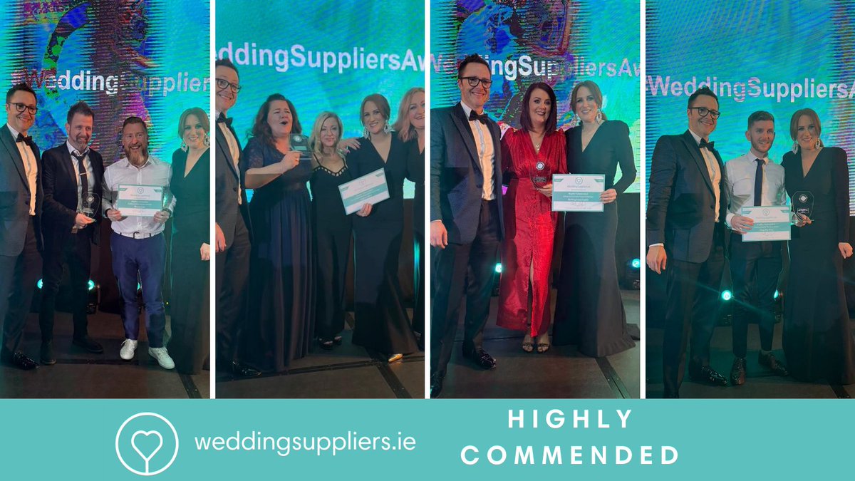 Weddingsuppliers.ie (@wedsuppliersirl) on Twitter photo Congratulations to our 'Highly Commended' award winners at our first ever Wedding Suppliers Awards at <a href="/johnstownestate/">The Johnstown Estate</a> last night! (Part 1)
#weddingsupplierawards Congratulations to our 'Highly Commended' award winners at our first ever Wedding Suppliers Awards at <a href="/johnstownestate/">The Johnstown Estate</a> last night! (Part 1)
#weddingsupplierawards