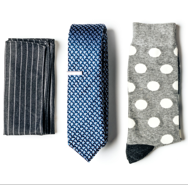 Tiesdotcom's tweet image. Three simple accessories to go from ashy to classy.