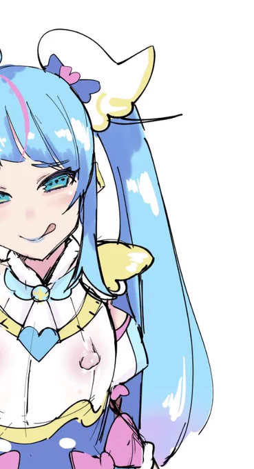 カラーリップ……💙 